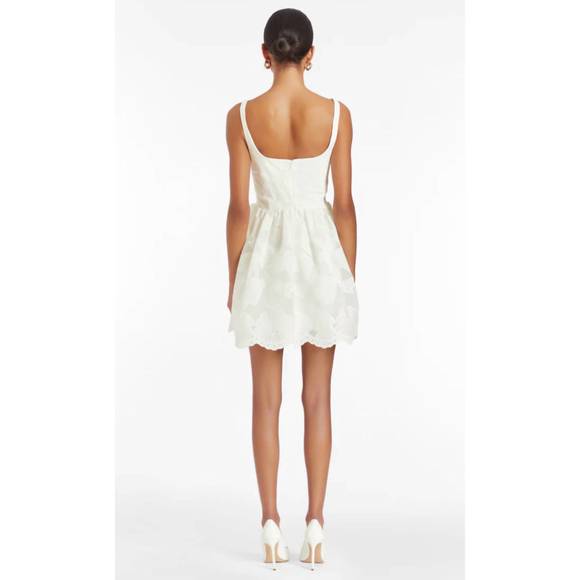 AMANDA UPRICHARD gracelyn dress in white - Picture 3 of 5